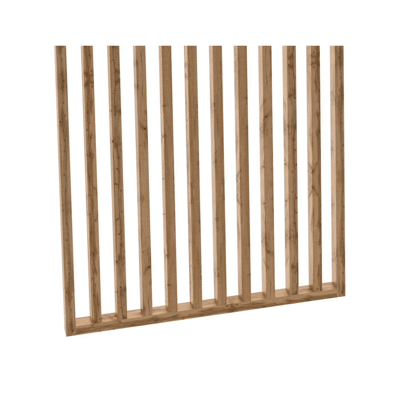 Lamelová stěna na míru - dub wotan [30x60]