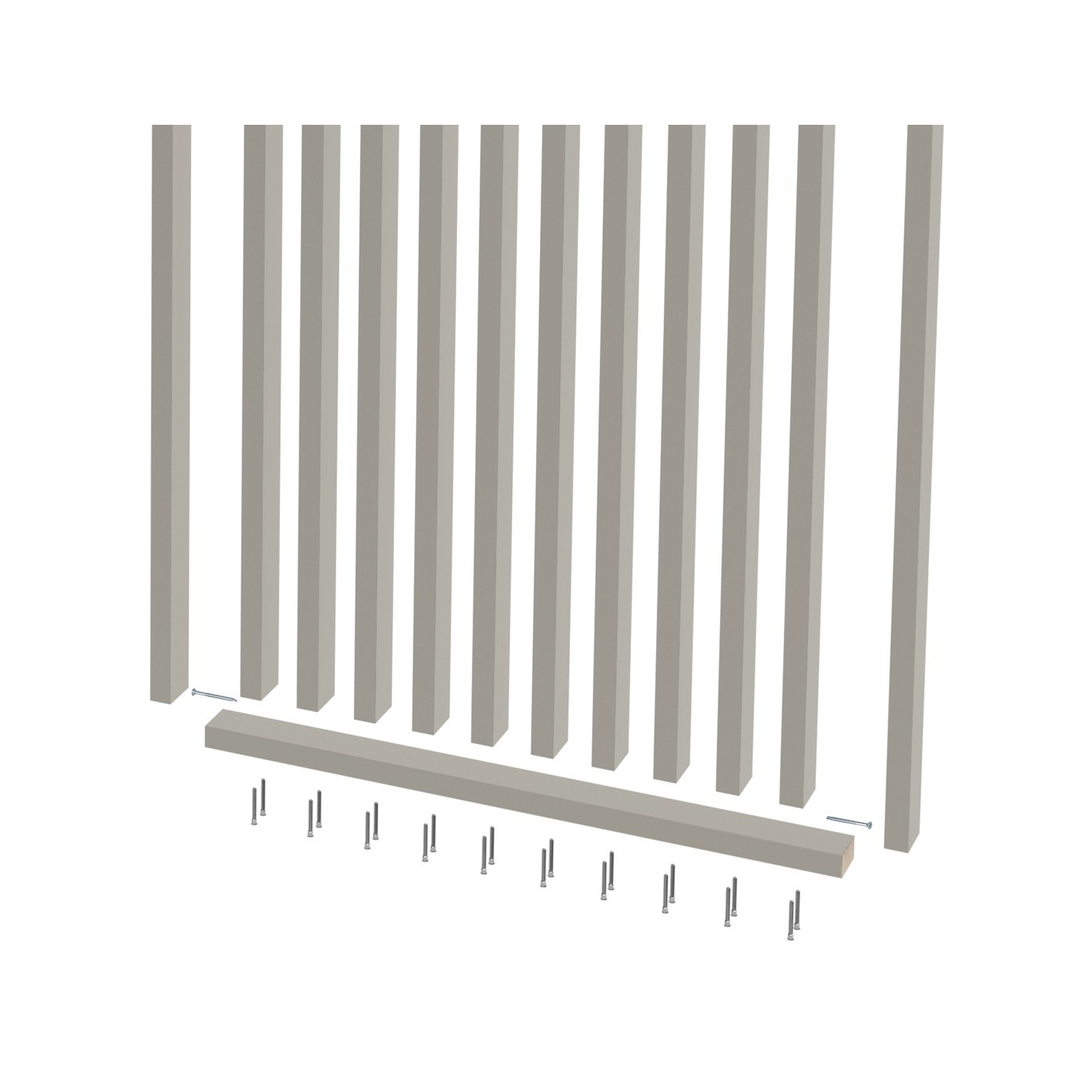 Lamelová stěna na míru - Kašmír [30x60]