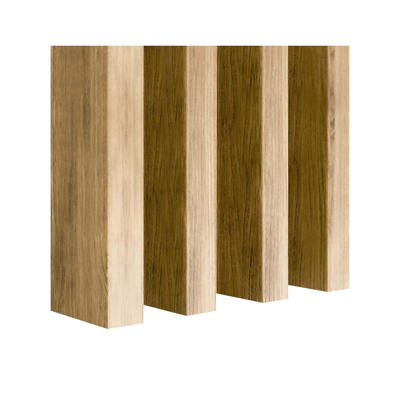 Stěnové latě - přírodní dub [30x60]