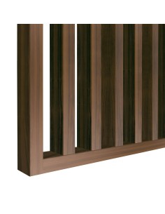 Lamelová stěna na míru - Ořech [30x60]