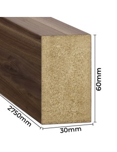 Stěnové latě - Ořech [30x60]