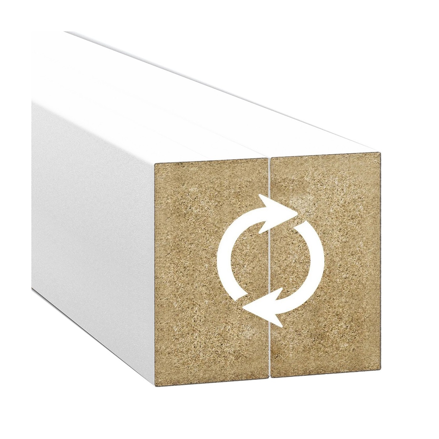 Stěnové latě - Bílá [30x60]