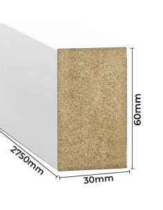 Stěnové latě - Bílá [30x60] 2