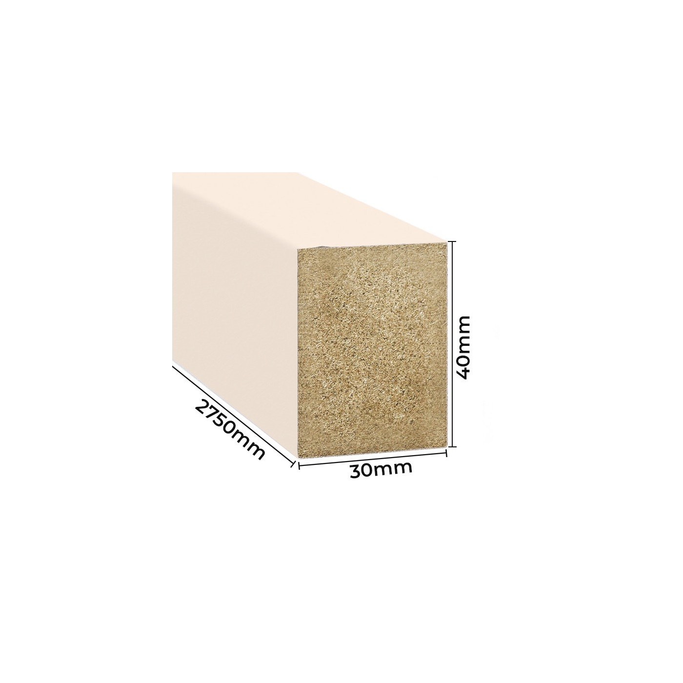 Lamely Standard Béžové ⭐ [30x40 mm] - Lameo®