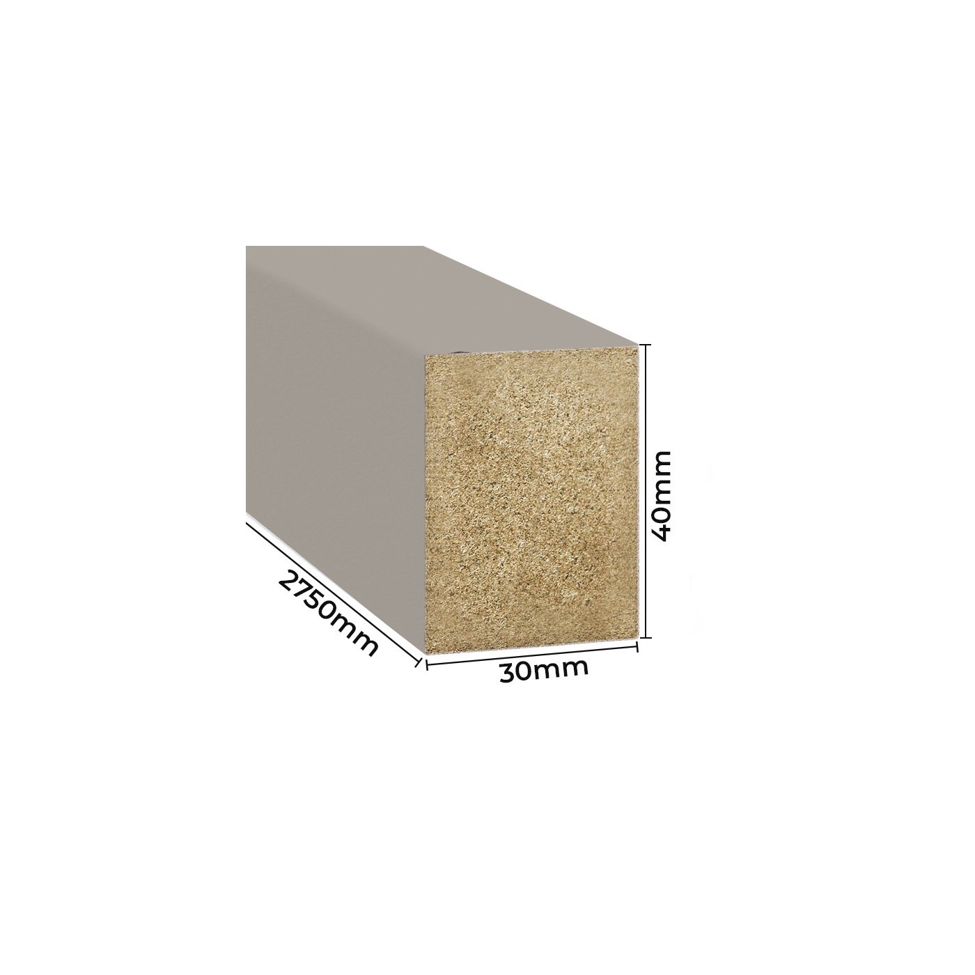 Lamely Standard Kašmír ⭐ [30x40 mm] - Lameo®