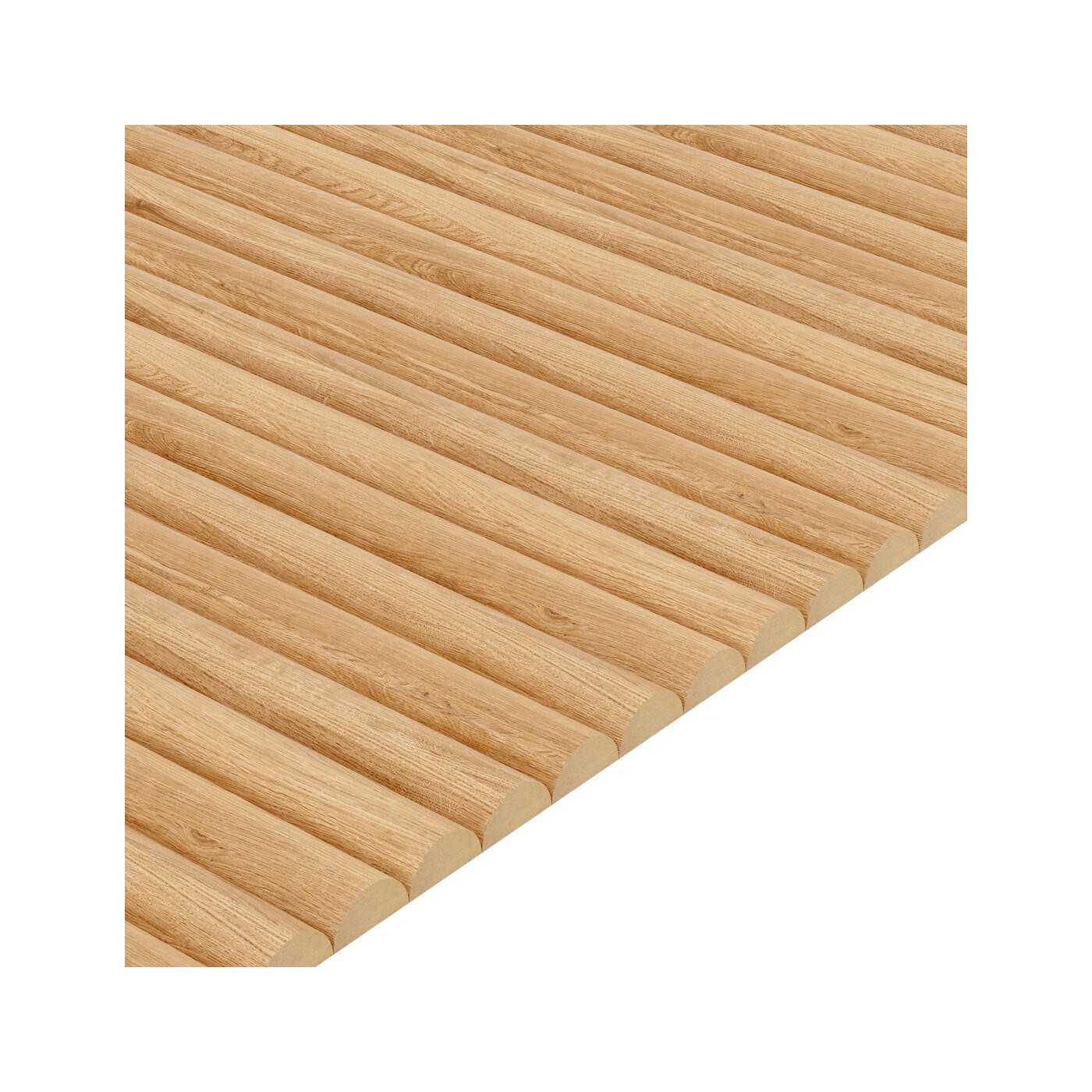 Dekorativní police z MDF - Přírodní dub