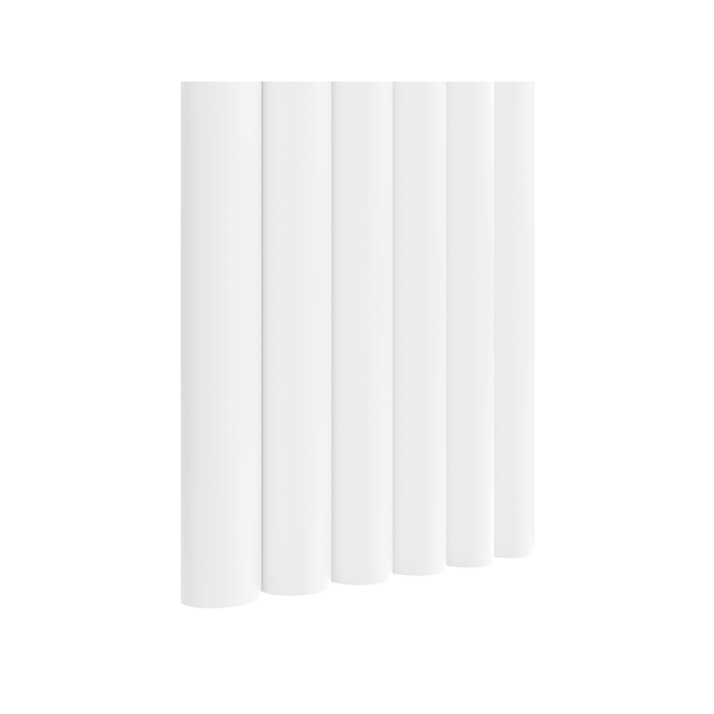 Dekorativní police z MDF - Bílá