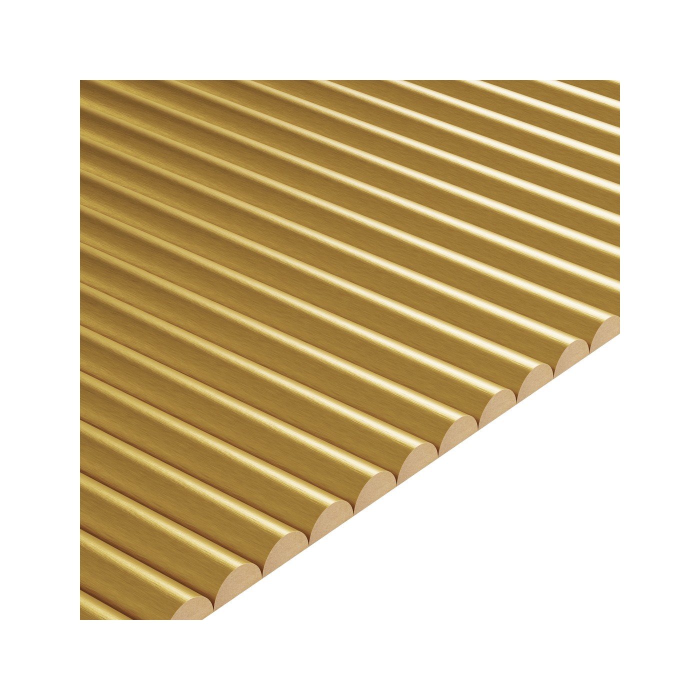 Dekorativní police z MDF - Zlato