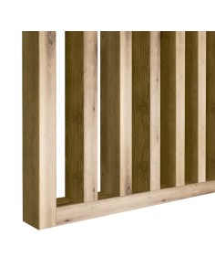 Lamelová stěna na míru - dub artisan [30x60]