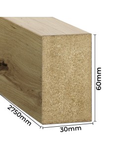 Stěnové latě - dub artisan [30x60]