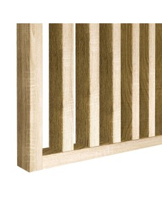 Lamelová stěna na míru - dub sonoma [30x60]