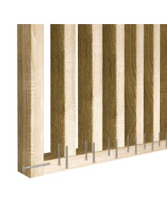 Lamelová stěna na míru - dub sonoma [30x60] 2