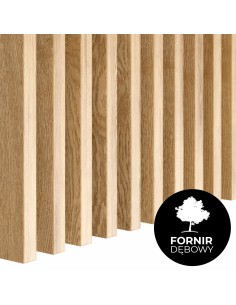 Lameo Lamele ścienne MINI Fornir Dębowy 16x30mm