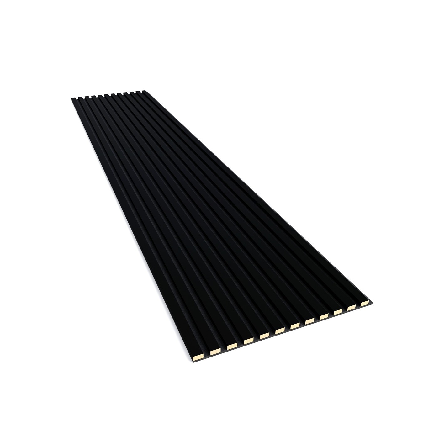 Lamele na filcu - czarny