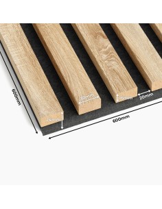 3D panely dub Sonoma ⭐ [60x60 cm] - lameo® 2