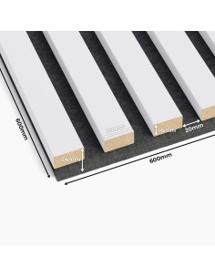 3D panely bílé matné ⭐ [60x60 cm] - oficiální stránky lameo® 2