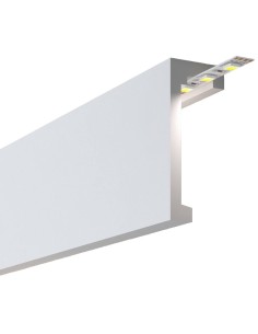 Maskovací lišta na záclonové tyče s LED osvětlením QL026 10 cm - Mardom Decor