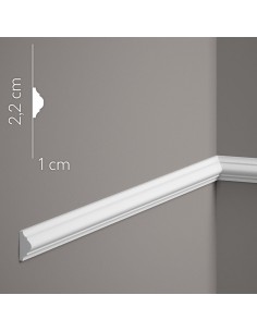 Ozdobná matná nástěnná lišta MD003 2,5 cm - Mardom Decor 2