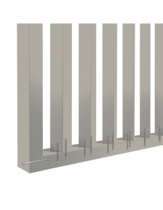 Stěna z lamel pod úhlem 55° - Kašmír [30x60] 2