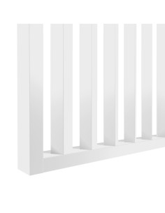 Stěna z lamel pod úhlem 55° - Bílá [30x60]