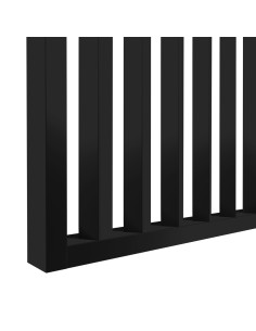 Stěna z lamel pod úhlem 55° - Černá [30x60]