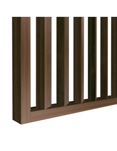 Stěna z lamel pod úhlem 55° - Ořech [30x60]