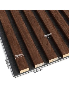 Lamely na plsti Ořech ⭐ [30x275 cm] - lameo® 2