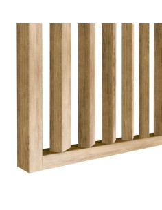 Stěna z lamel pod úhlem 55° - přírodní dub [30x60]