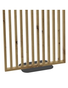 Samostatná stěna z lamel se základnou – Dub Artisan [30x60] 2