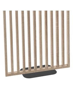 Samostatná stěna z lamel se základnou – Dub Sonoma [30x60] 2